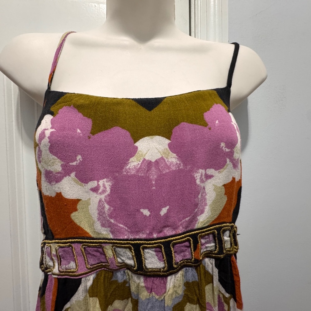 Free People Black and Pink Backless sweet Lucy slip Sundress - Picture 9 of 11
